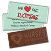 Nurse Appreciation Personalized Embossed Nurse Chocolate Bar We Heart Nurses