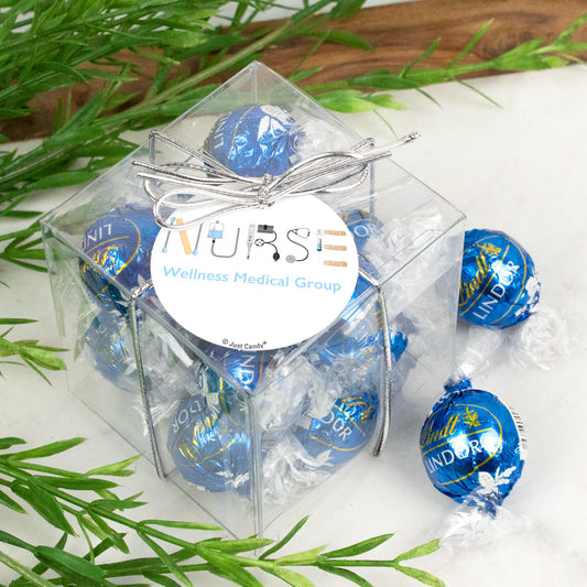 Personalized Nurse Appreciation Lindor Truffles by Lindt Cube Gift