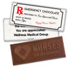 Nurse Appreciation Personalized Embossed Nurse Chocolate Bar Emergency Chocolate