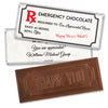 Nurse Appreciation Personalized Embossed Thank You Chocolate Bar Emergency Chocolate