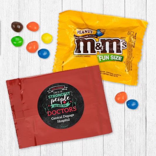 Personalized Strongest People Peanut M&ms