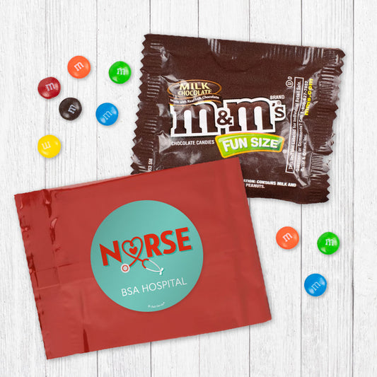 Personalized Nurse Appreciation Nurse Stethoscope Milk Chocolate M&Ms