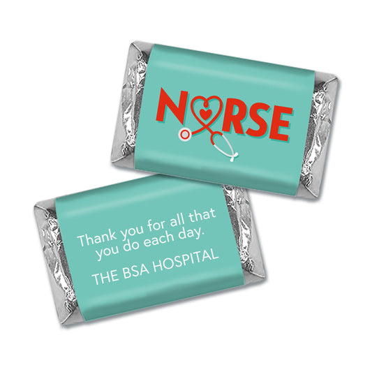 Nurse Appreciation Thank You Personalized Hershey's Miniatures Nurse Stethoscope