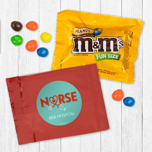 Personalized Nurse Appreciation Nurse Stethoscope Peanut M&Ms