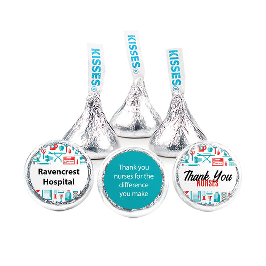 Personalized Nurse Appreciation Medical Symbols Hershey's Kisses