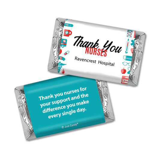 Nurse Appreciation Thank You Personalized Hershey's Miniatures Thank You Nurses