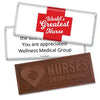 Nurse Appreciation Personalized Embossed Nurse Chocolate Bar Red Cross