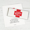 Nurse Appreciation Personalized Chocolate Bar Wrappers Red Cross