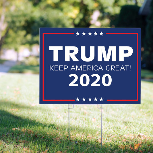 Yard Sign - Trump - Keep America Great 2020