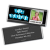 Retirement Personalized Chocolate Bar Wrappers "Happy Retirement" Polaroid Photo