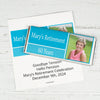 Retirement Personalized Chocolate Bar Wrappers Photo Colorblock