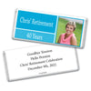 Retirement Personalized Chocolate Bar Wrappers Photo Colorblock