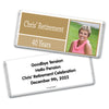 Retirement Personalized Chocolate Bar Wrappers Photo Colorblock