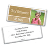 Retirement Personalized Chocolate Bar Wrappers Photo Colorblock