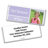 Retirement Personalized Chocolate Bar Wrappers Photo Colorblock