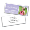 Retirement Personalized Chocolate Bar Wrappers Photo Colorblock