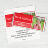 Retirement Personalized Chocolate Bar Wrappers Photo Colorblock