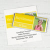 Retirement Personalized Chocolate Bar Wrappers Photo Colorblock