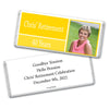 Retirement Personalized Chocolate Bar Wrappers Photo Colorblock