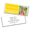 Retirement Personalized Chocolate Bar Wrappers Photo Colorblock