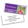 Retirement Personalized Hershey's Milk Chocolate Bar Photo Colorblock