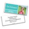 Retirement Personalized Hershey's Milk Chocolate Bar Photo Colorblock