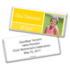 Retirement Personalized Hershey's Milk Chocolate Bar Photo Colorblock