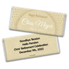 Retirement Personalized Chocolate Bar Wrappers Dotted Sunburst