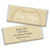 Retirement Personalized Chocolate Bar Wrappers Dotted Sunburst