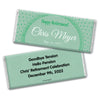 Retirement Personalized Chocolate Bar Wrappers Dotted Sunburst