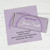 Retirement Personalized Chocolate Bar Wrappers Dotted Sunburst