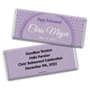 Retirement Personalized Chocolate Bar Wrappers Dotted Sunburst