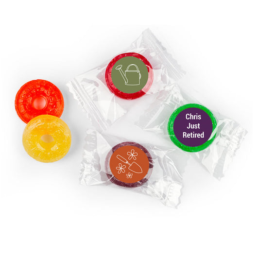 Retirement Favors - Green Thumb Stickers - LifeSavers 5 Flavor Hard Candy (300 Pack)