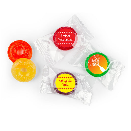 Retirement Favors - Celebrate Stickers - LifeSavers 5 Flavor Hard Candy (300 Pack)