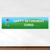 Personalized Golf Retirement 5 Ft. Banner