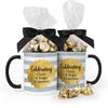 Personalized Retirement Gold Badge 11oz Mug with Hershey's Kisses