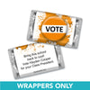 School Election Campaign Personalized Hershey's Miniatures Wrappers Vote For Me Pin