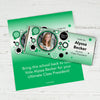 School Election Campaign Personalized Chocolate Bar Wrappers Photo Dots