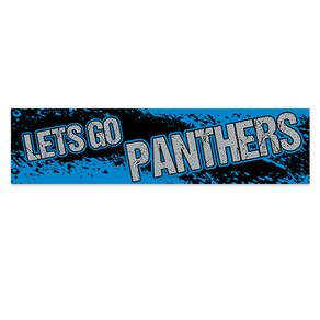 Let's Go Panthers Football Party 5 Ft. Banner