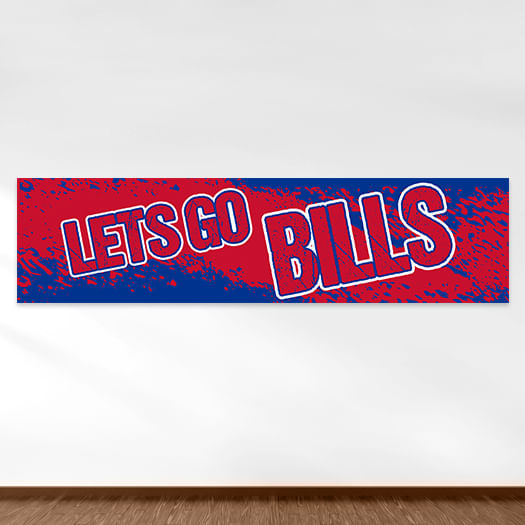 Let's Go Bills Football Party 5 Ft. Banner