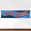 Let's Go Titans Football Party 5 Ft. Banner