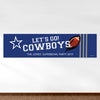 Cowboys Football Party 5 Ft. Banner