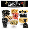 Personalized Saints Football Party Deluxe Candy Buffet