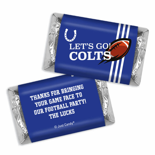 Personalized Colts Football Party Deluxe Candy Buffet