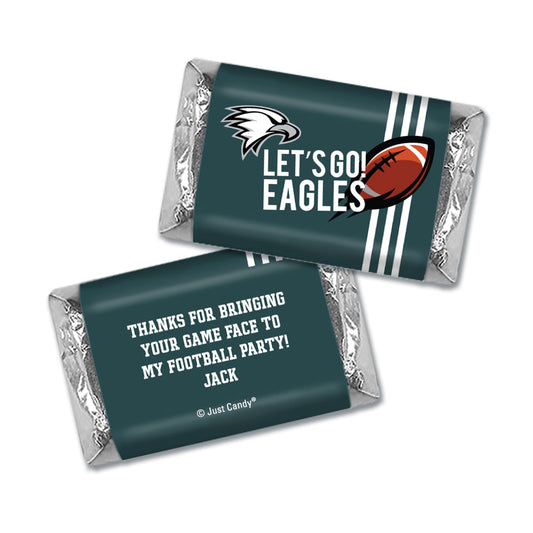 Personalized Hershey's Miniatures Eagles Football Party