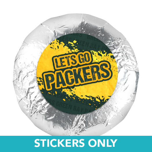 Let's Go Packers 1.25" Stickers (48 Stickers)