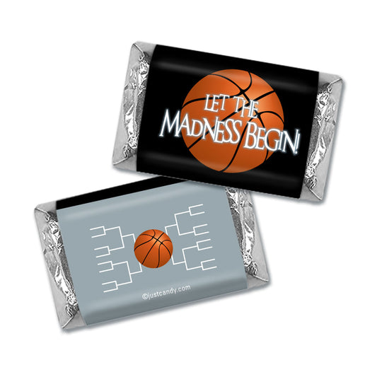 Let The Madness Begin Basketball Hershey's Miniatures Wrappers