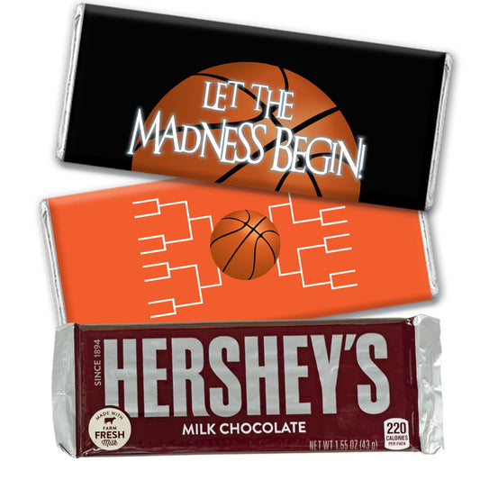 Let The Madness Begin Basketball Hershey's Milk Chocolate Bar