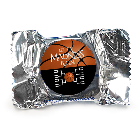 Let The Madness Begin Basketball Peppermint Patties - pack of 70