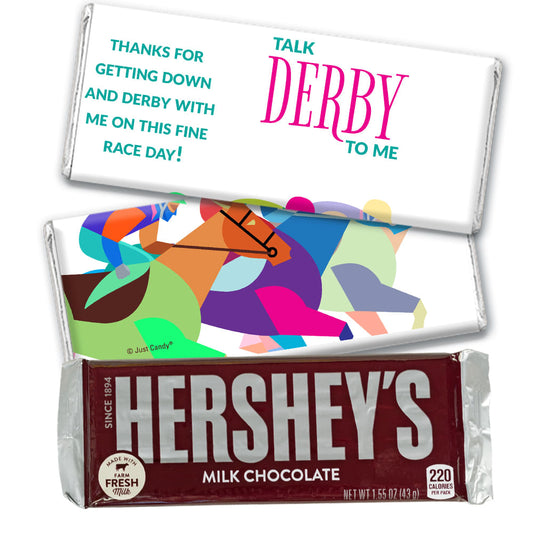 Personalized Talk Derby To Me Hershey's Milk Chocolate Bar